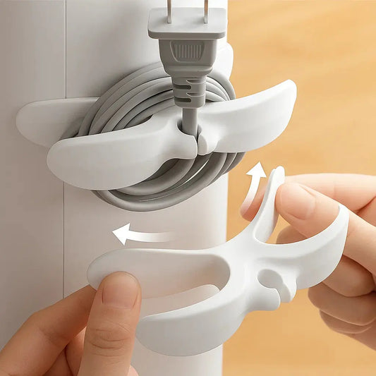 Self-adhesive cable organizer – For more order in everyday life (10 pcs)