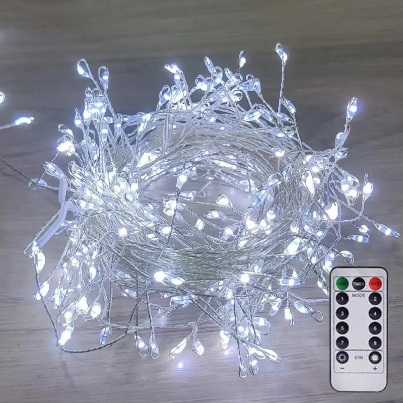 Enchanting LED firework light chain