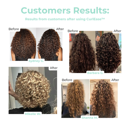 Hair brush for defined curls without frizz