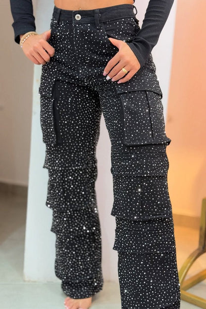 Rhinestone Jeans