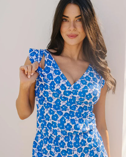 Agnie – Ruffled swimsuit with bust support